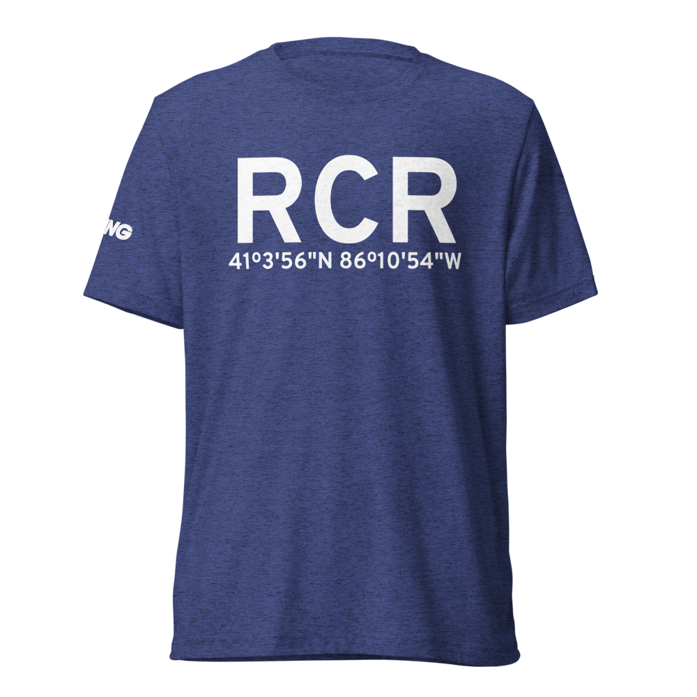 Rochester (KRCR) Airport Tri-blend T-Shirt 