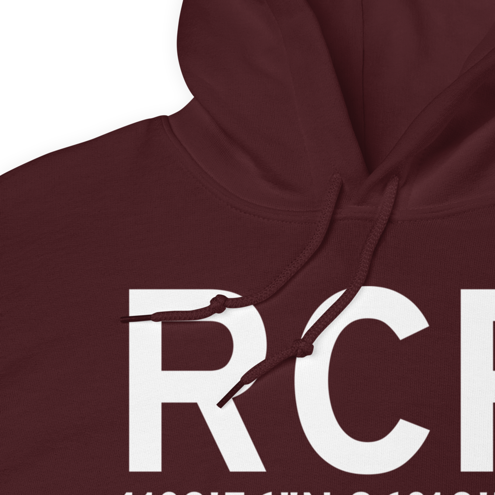 Rochester (KRCR) Airport Hoodie Sweatshirt 