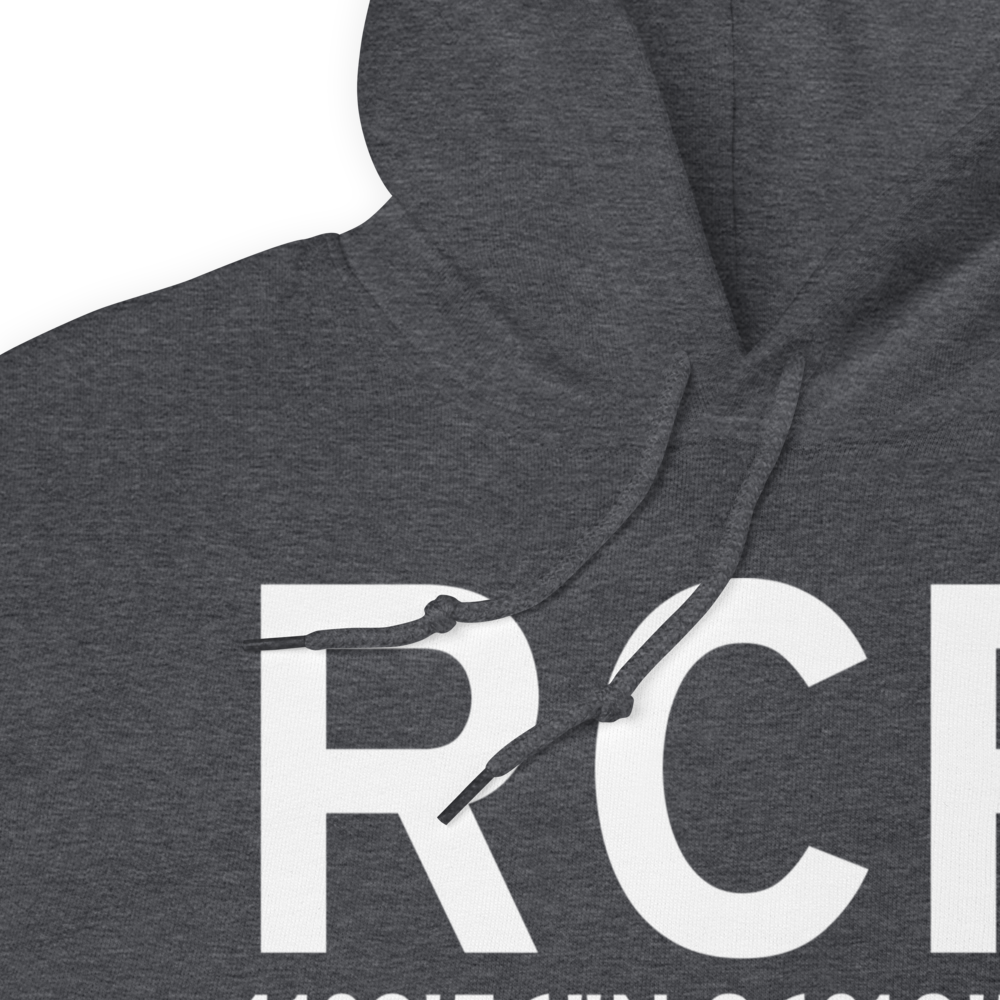 Rochester (KRCR) Airport Hoodie Sweatshirt 