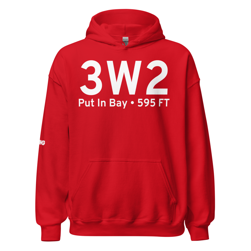 Put In Bay (3W2) Airport Hoodie Sweatshirt 
