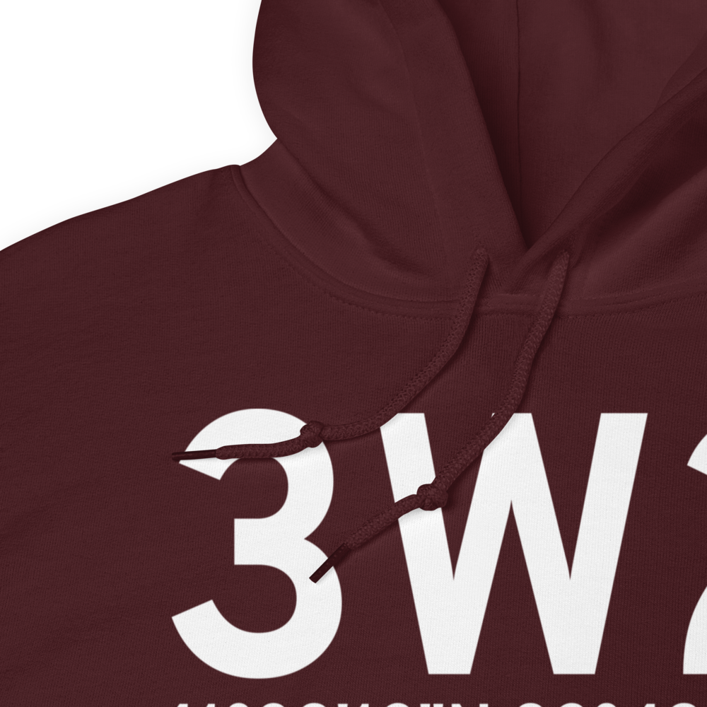 Put In Bay (3W2) Airport Hoodie Sweatshirt 