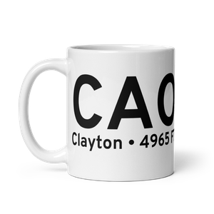 Clayton (KCAO) Airport Mug