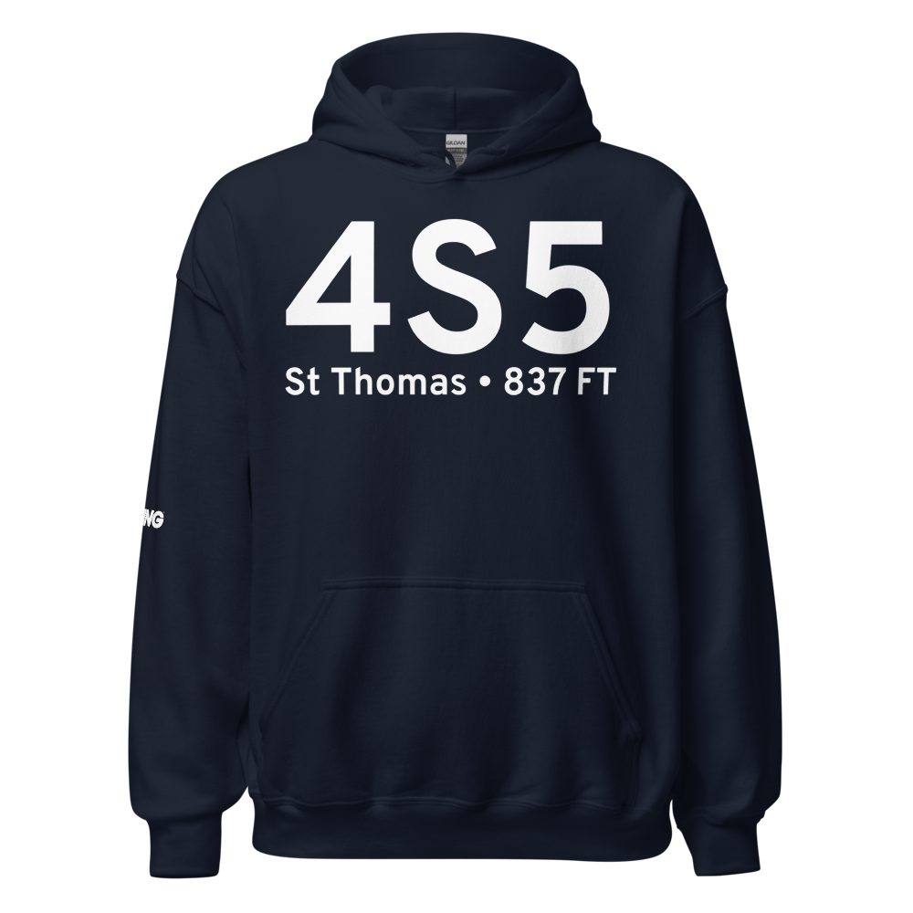 St Thomas (4S5) Airport Hoodie Sweatshirt 
