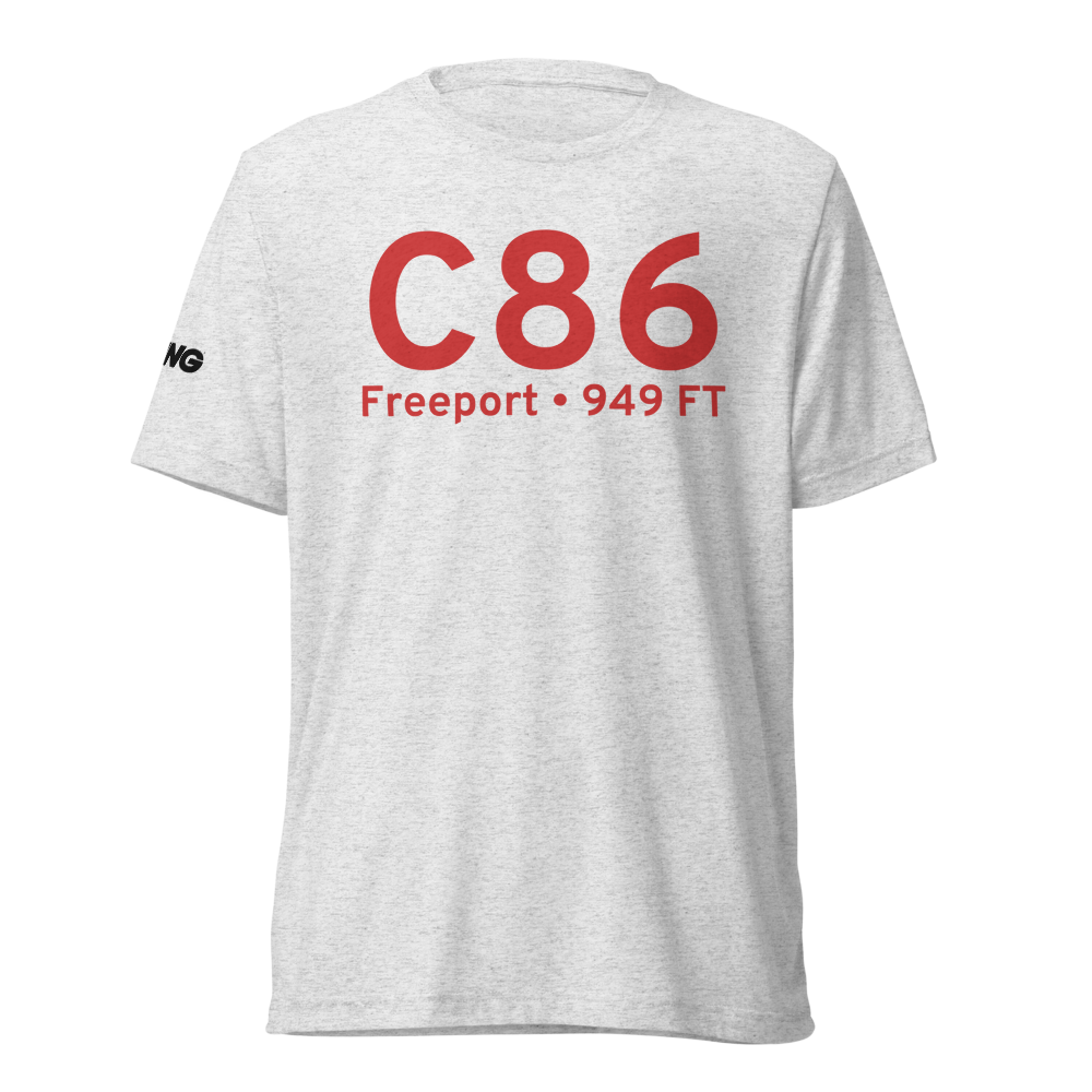 Freeport (C86) Airport Tri-blend T-Shirt 
