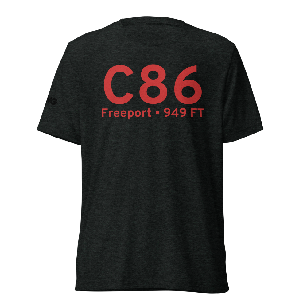 Freeport (C86) Airport Tri-blend T-Shirt 
