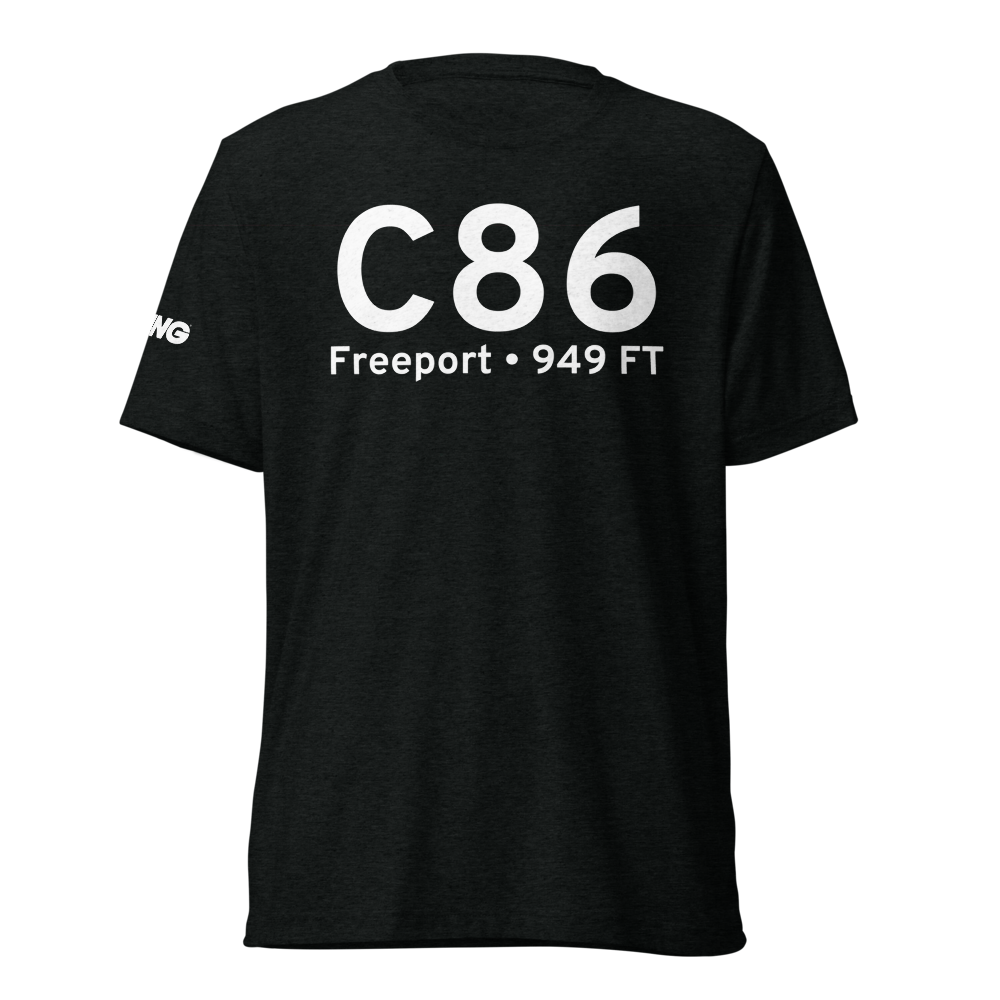Freeport (C86) Airport Tri-blend T-Shirt 