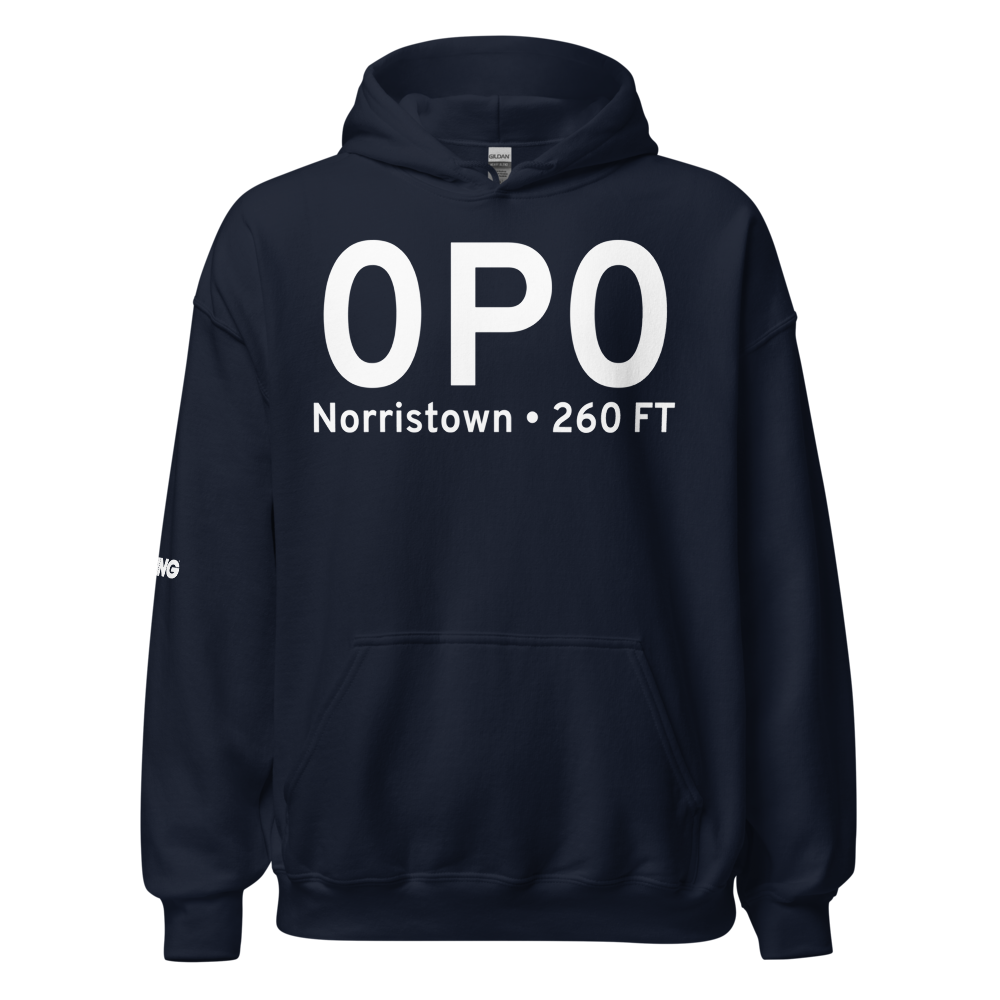 Norristown (0P0) Airport Hoodie Sweatshirt 