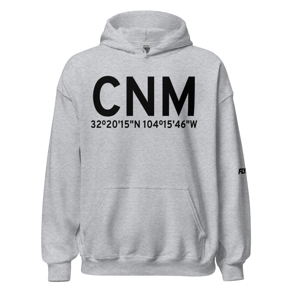 Carlsbad (KCNM) Airport Hoodie Sweatshirt 