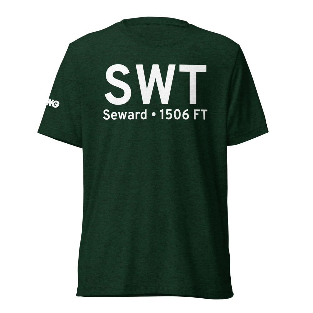 Seward (KSWT) Airport Tri-blend T-Shirt 