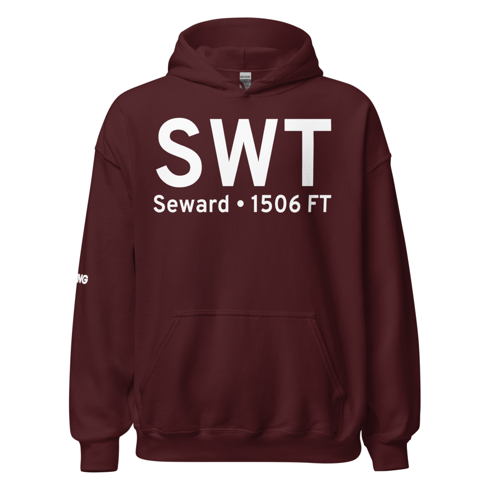 Seward (KSWT) Airport Hoodie Sweatshirt 