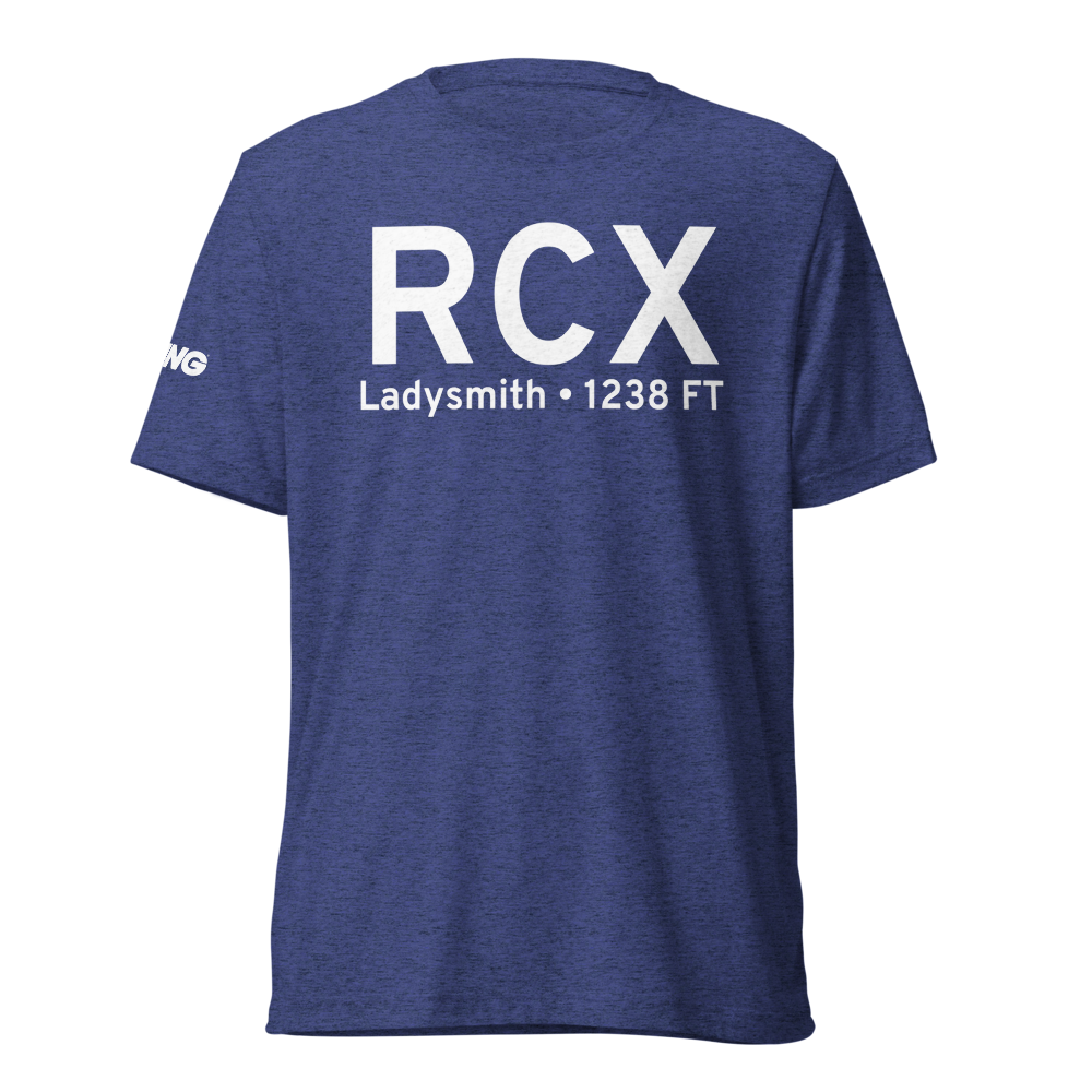 Ladysmith (KRCX) Airport Tri-blend T-Shirt 
