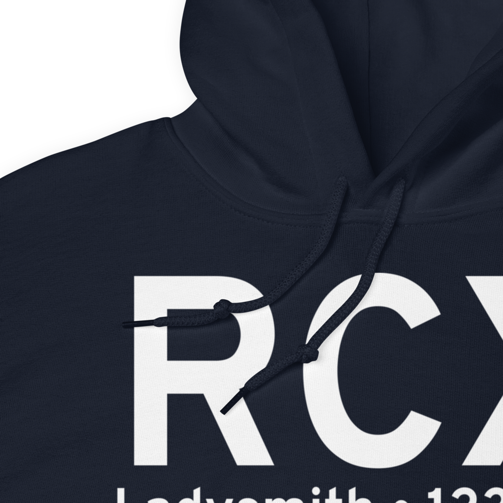 Ladysmith (KRCX) Airport Hoodie Sweatshirt 