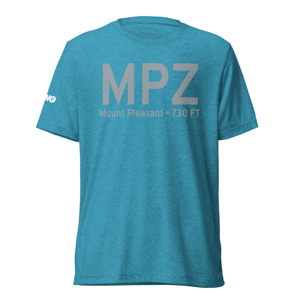 Mount Pleasant (KMPZ) Airport Tri-blend T-Shirt 