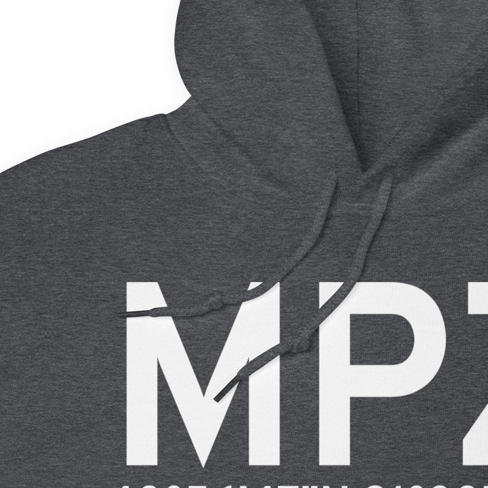 Mount Pleasant (KMPZ) Airport Hoodie Sweatshirt 