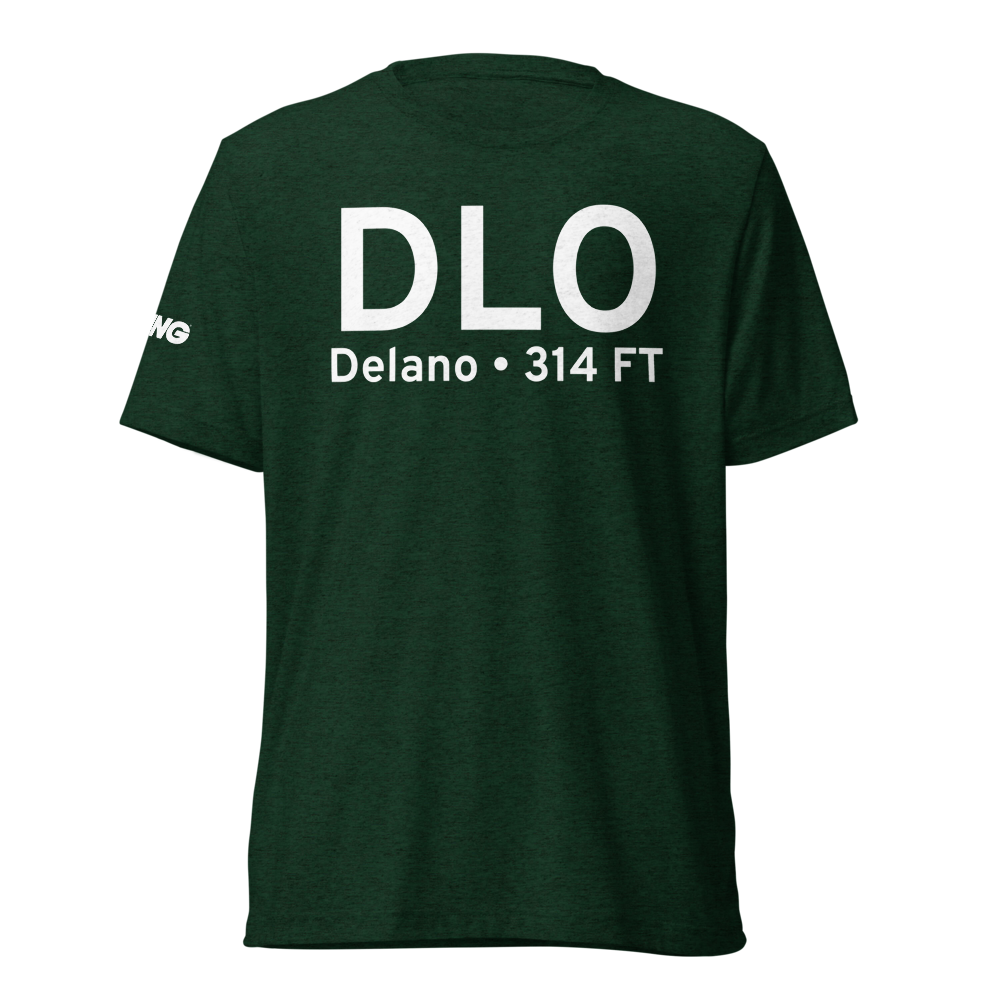 Delano (KDLO) Airport Tri-blend T-Shirt 