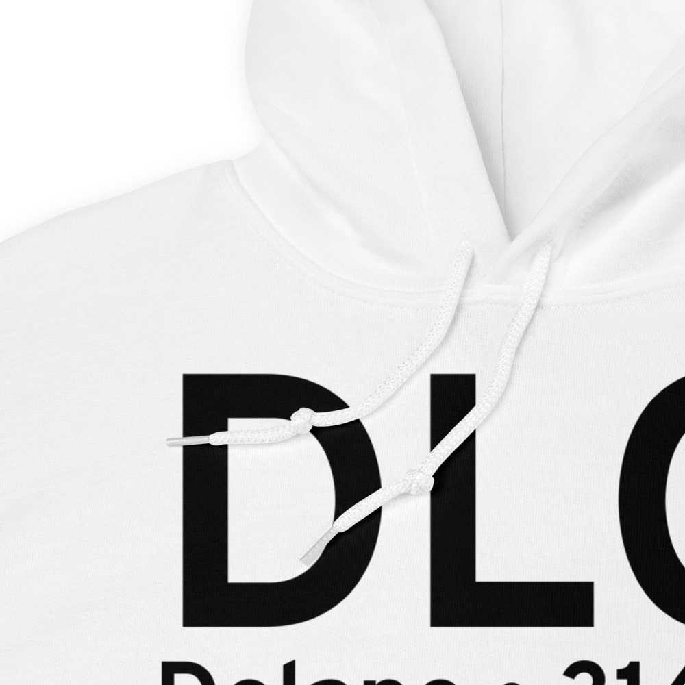 Delano (KDLO) Airport Hoodie Sweatshirt 