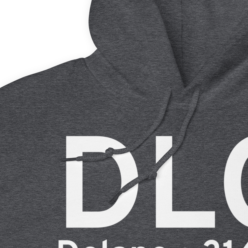 Delano (KDLO) Airport Hoodie Sweatshirt 