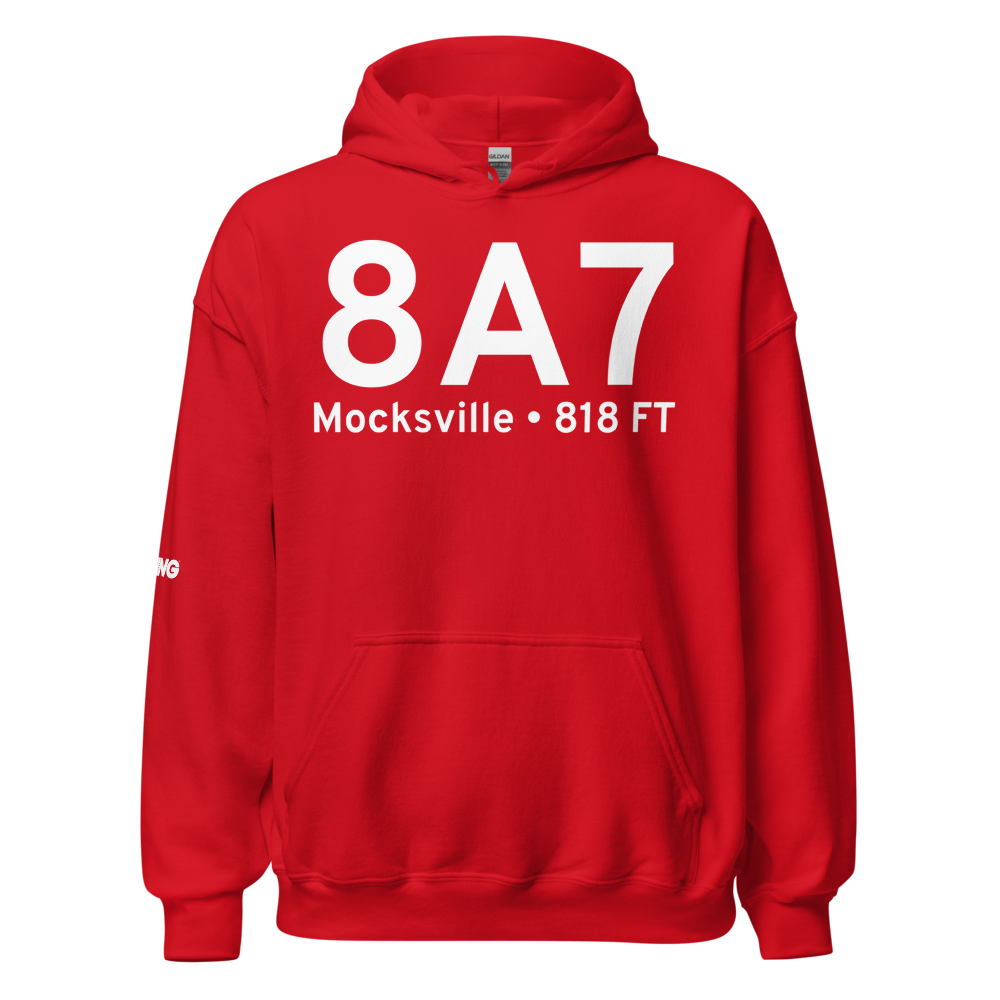 Mocksville (8A7) Airport Hoodie Sweatshirt 