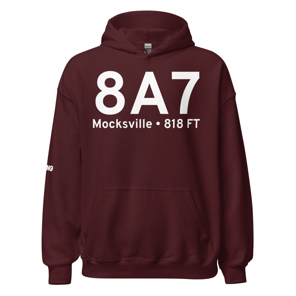 Mocksville (8A7) Airport Hoodie Sweatshirt 
