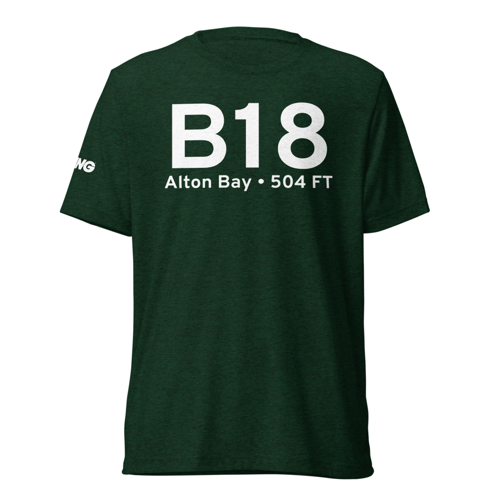 Alton Bay (B18) Airport Tri-blend T-Shirt 