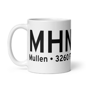 Mullen (MHN) Airport Mug