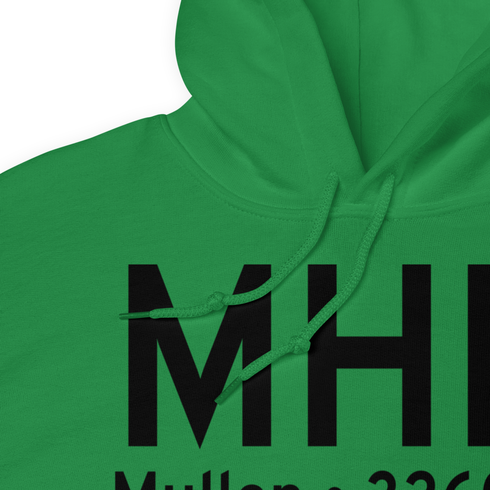 Mullen (MHN) Airport Hoodie Sweatshirt 