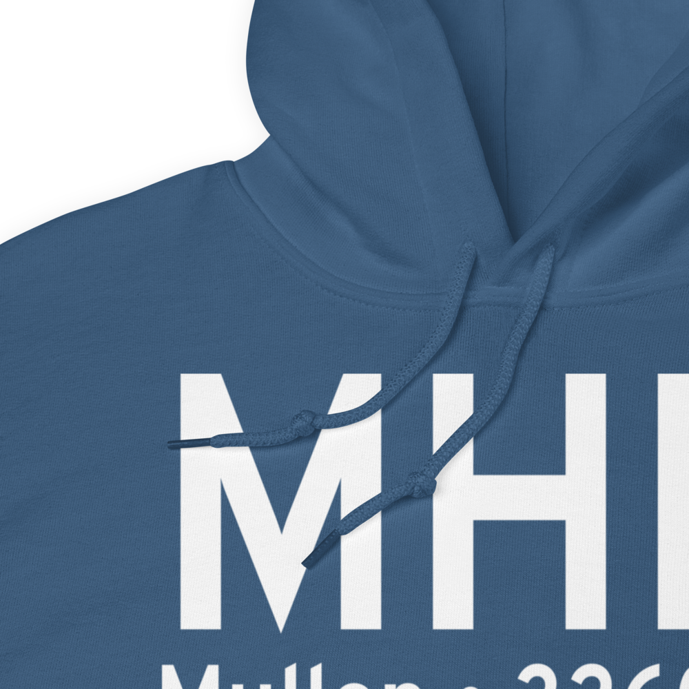 Mullen (MHN) Airport Hoodie Sweatshirt 