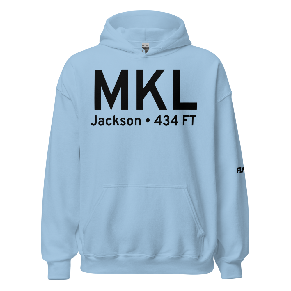 Jackson (KMKL) Airport Hoodie Sweatshirt 