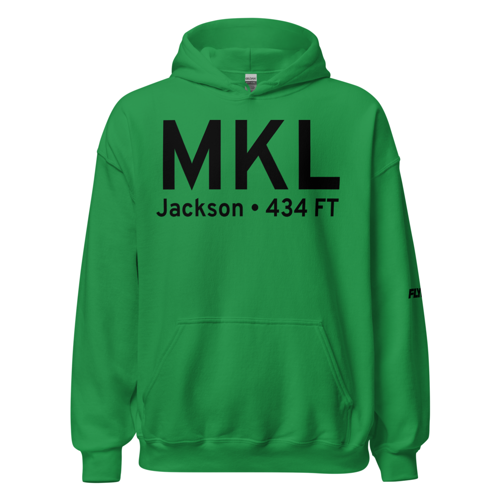 Jackson (KMKL) Airport Hoodie Sweatshirt 