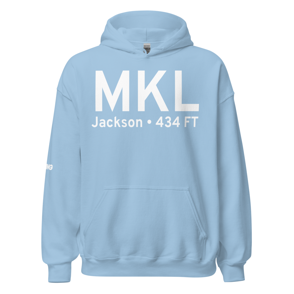 Jackson (KMKL) Airport Hoodie Sweatshirt 