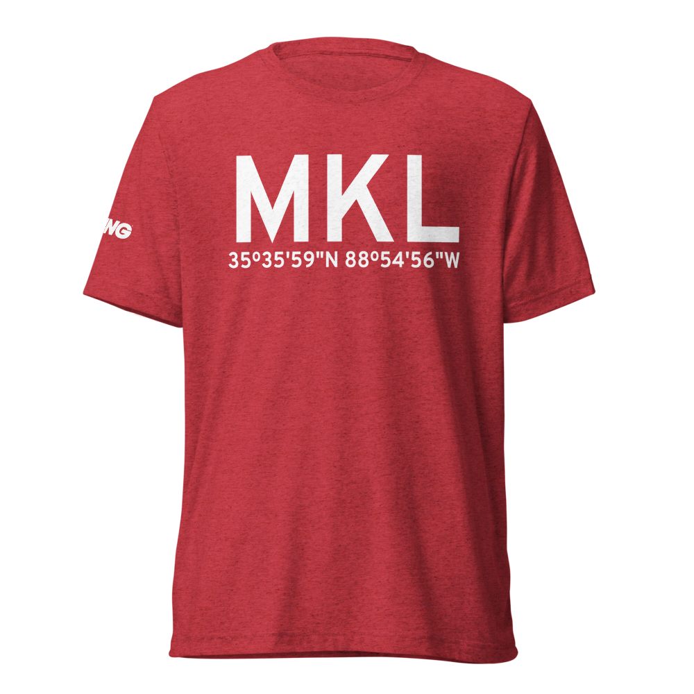 Jackson (KMKL) Airport Tri-blend T-Shirt 