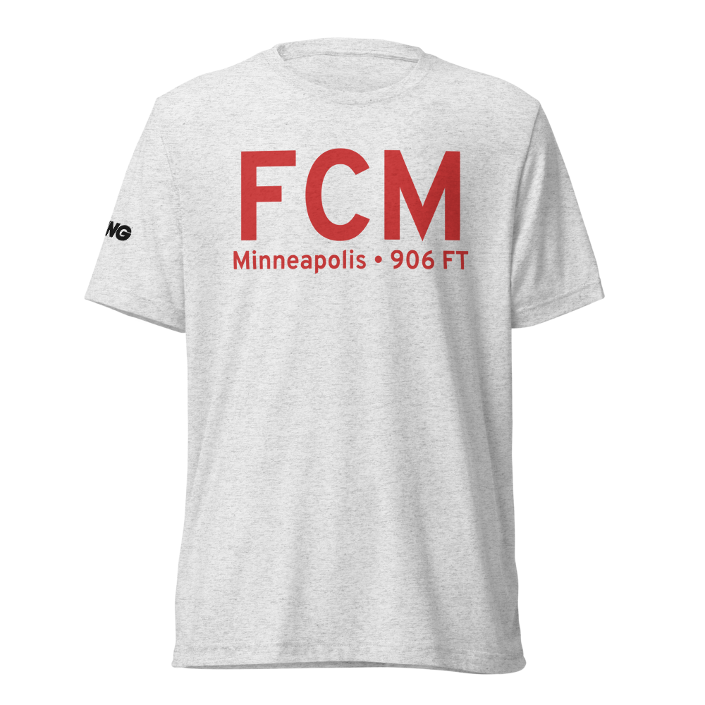 Minneapolis (KFCM) Airport Tri-blend T-Shirt 
