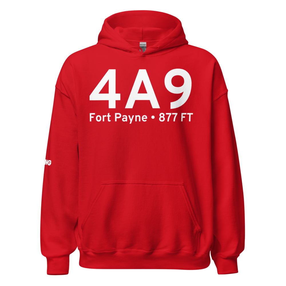 Fort Payne (K4A9) Airport Hoodie Sweatshirt 