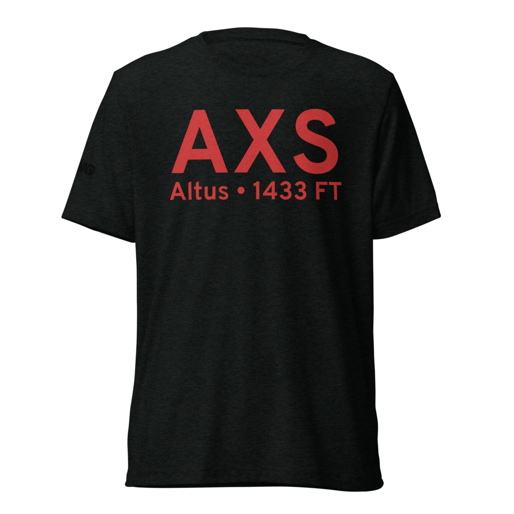 Altus (KAXS) Airport Tri-blend T-Shirt 