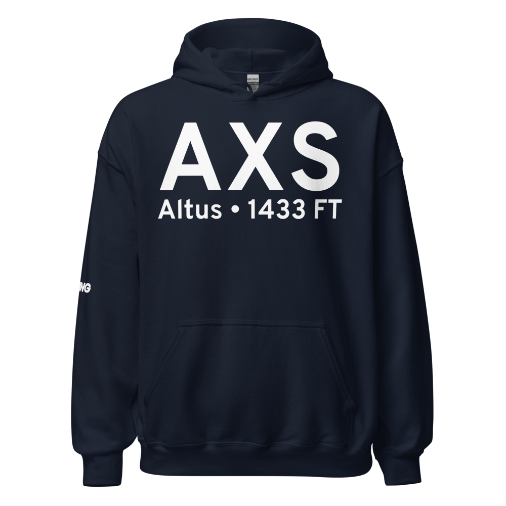 Altus (KAXS) Airport Hoodie Sweatshirt 