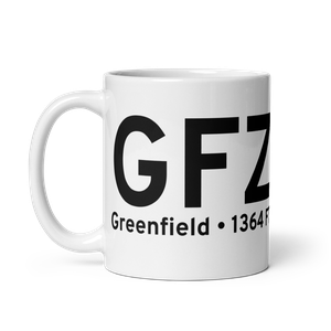 Greenfield (KGFZ) Airport Mug