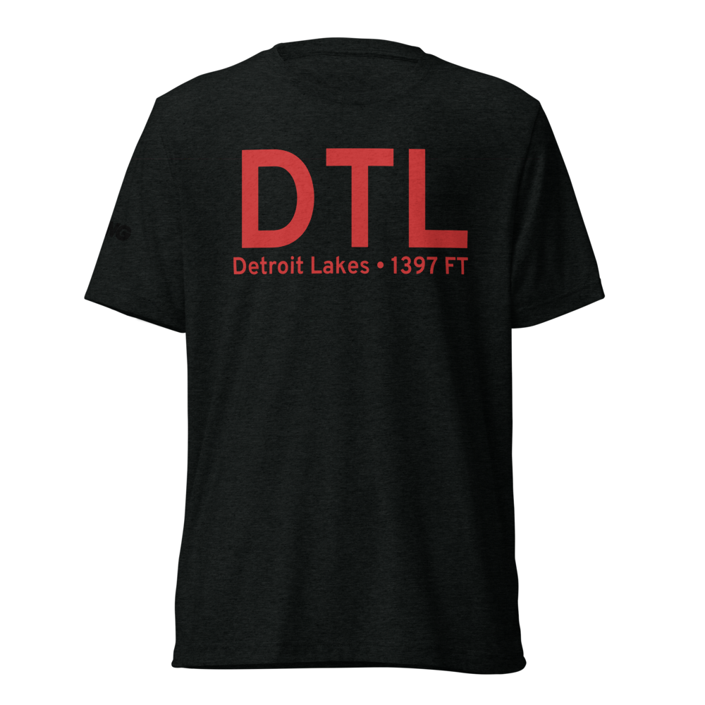 Detroit Lakes (KDTL) Airport Tri-blend T-Shirt 