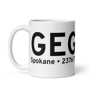 Spokane (KGEG) Airport Mug