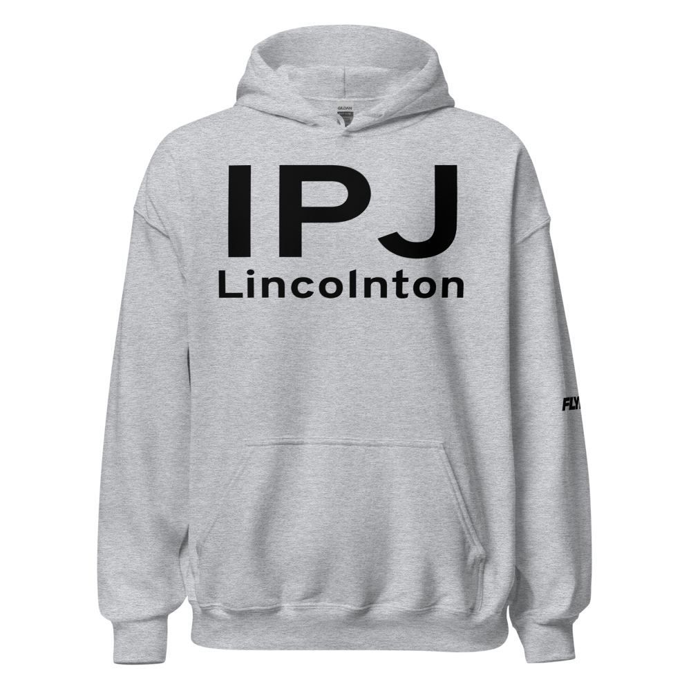 Lincolnton (KIPJ) Airport Hoodie Sweatshirt 