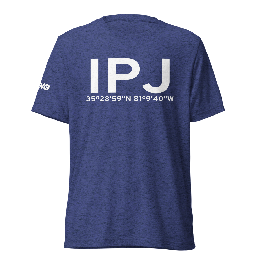 Lincolnton (KIPJ) Airport Tri-blend T-Shirt 
