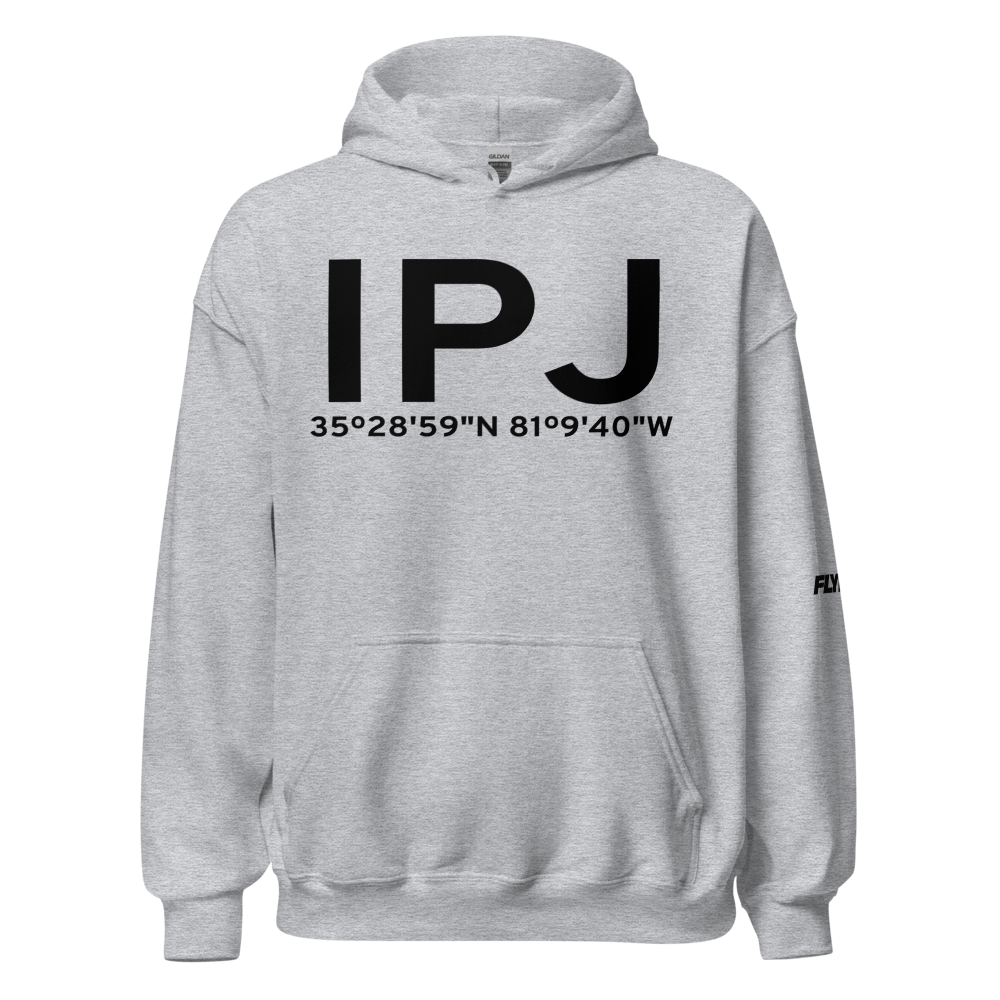 Lincolnton (KIPJ) Airport Hoodie Sweatshirt 