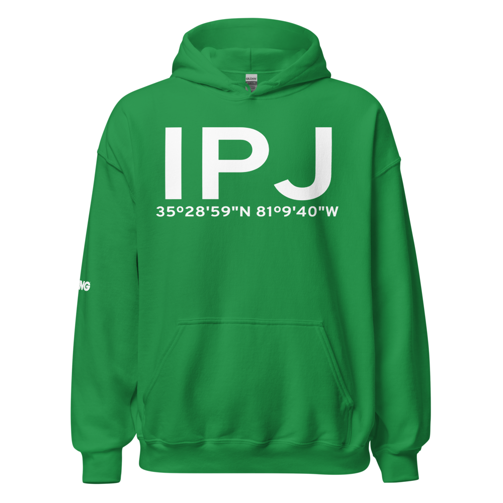 Lincolnton (KIPJ) Airport Hoodie Sweatshirt 