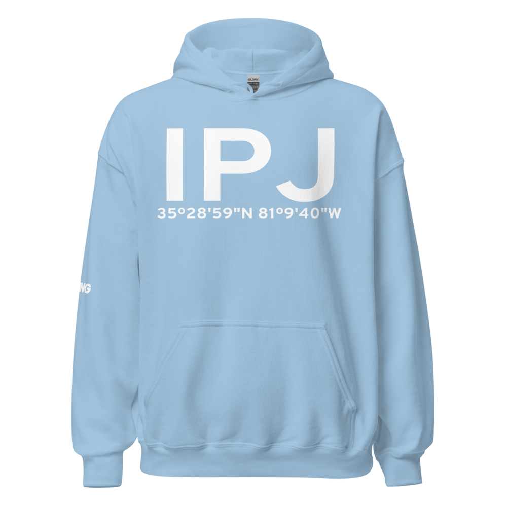 Lincolnton (KIPJ) Airport Hoodie Sweatshirt 