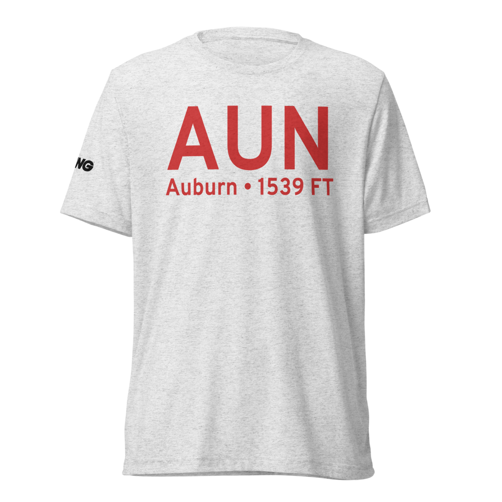 Auburn (KAUN) Airport Tri-blend T-Shirt 