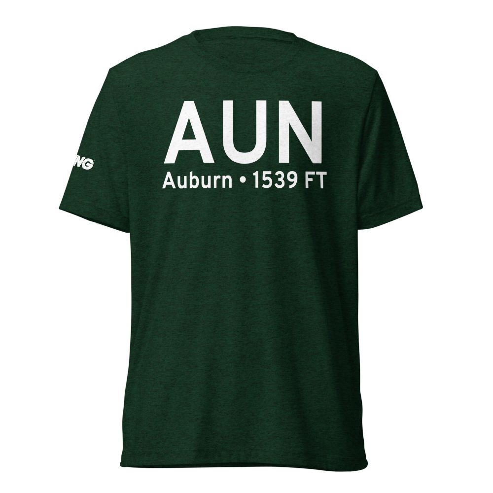 Auburn (KAUN) Airport Tri-blend T-Shirt 