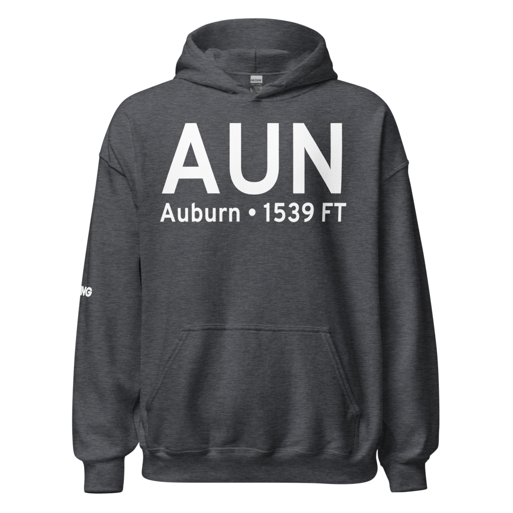 Auburn (KAUN) Airport Hoodie Sweatshirt 