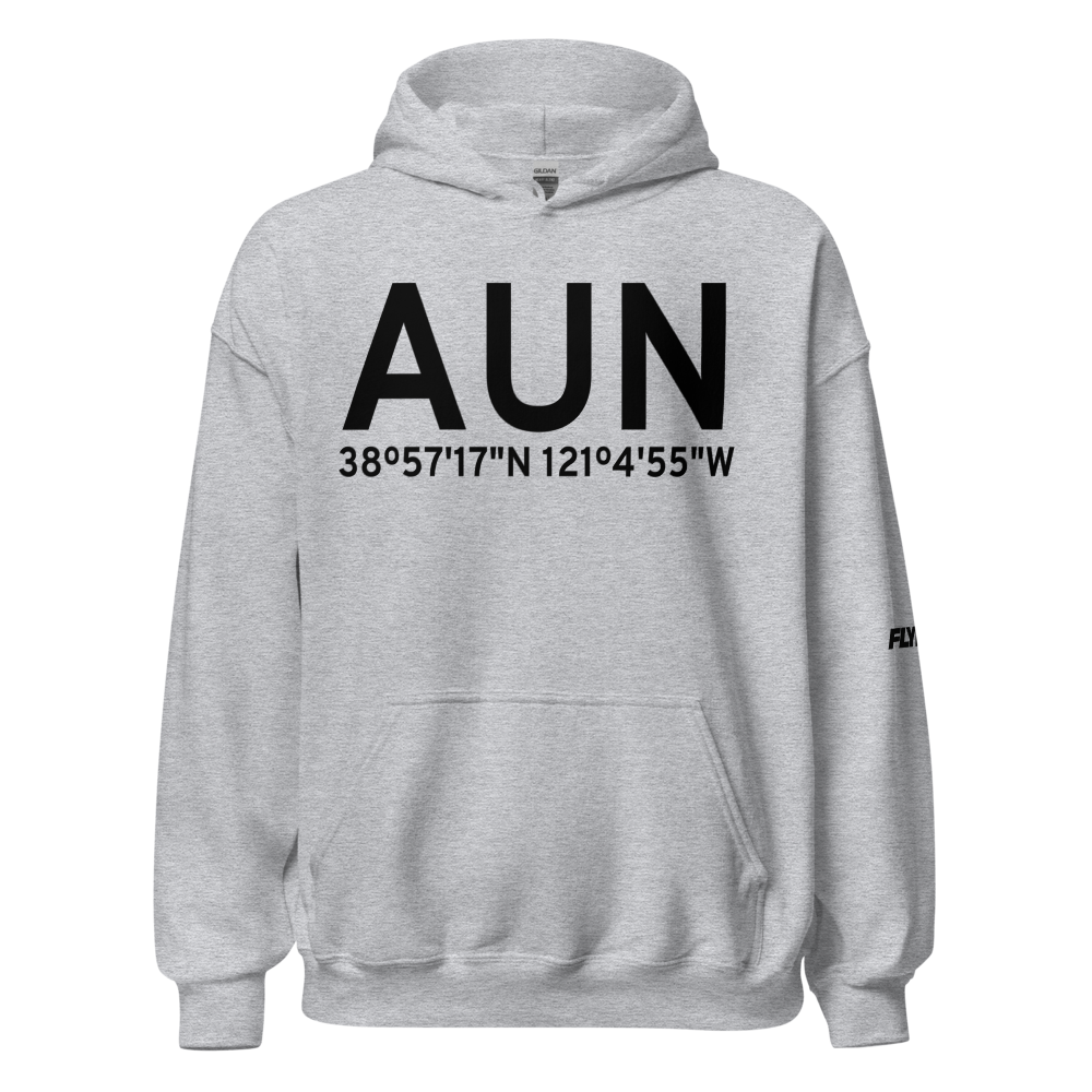 Auburn (KAUN) Airport Hoodie Sweatshirt 