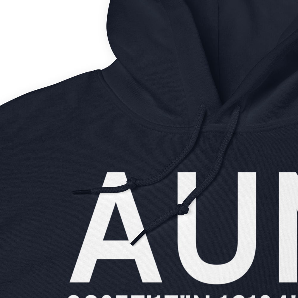 Auburn (KAUN) Airport Hoodie Sweatshirt 