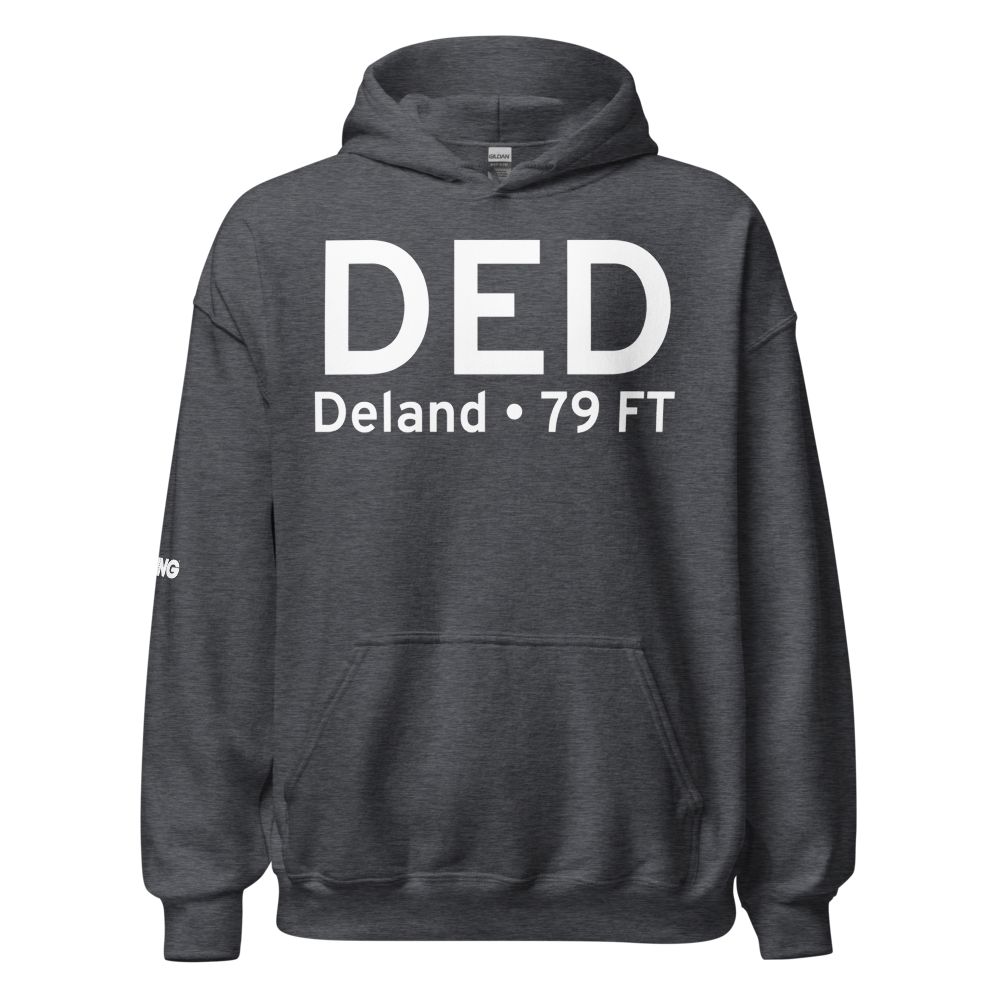 Deland (KDED) Airport Hoodie Sweatshirt 