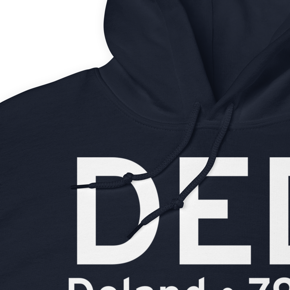 Deland (KDED) Airport Hoodie Sweatshirt 